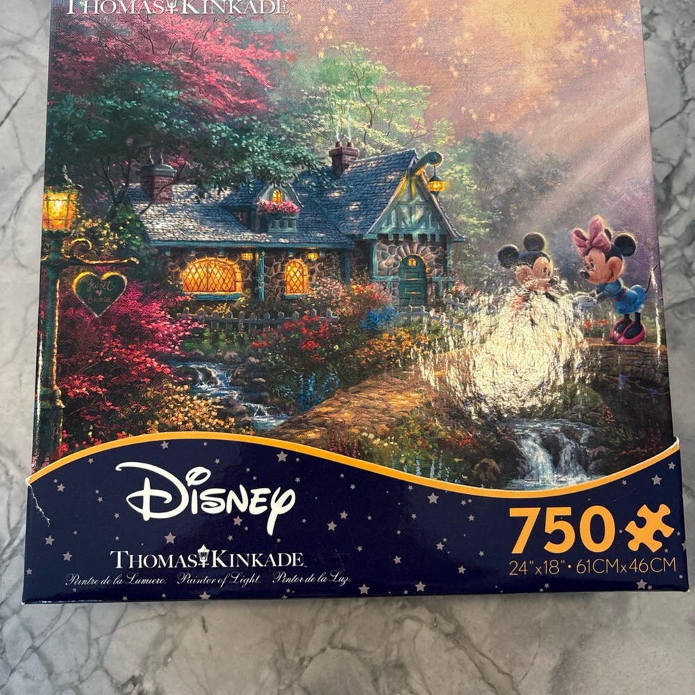 Disney Thomas Kinkade Colorful Cottage Puzzle